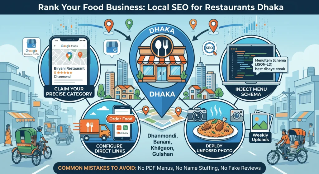 local SEO for restaurants Dhaka