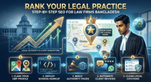 How to Rank Your Legal Practice: Step-by-Step SEO for Law Firms Bangladesh